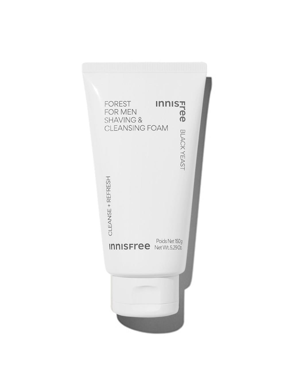 Mousse nettoyante Forest pour homme Rasage 150g - Innisfree