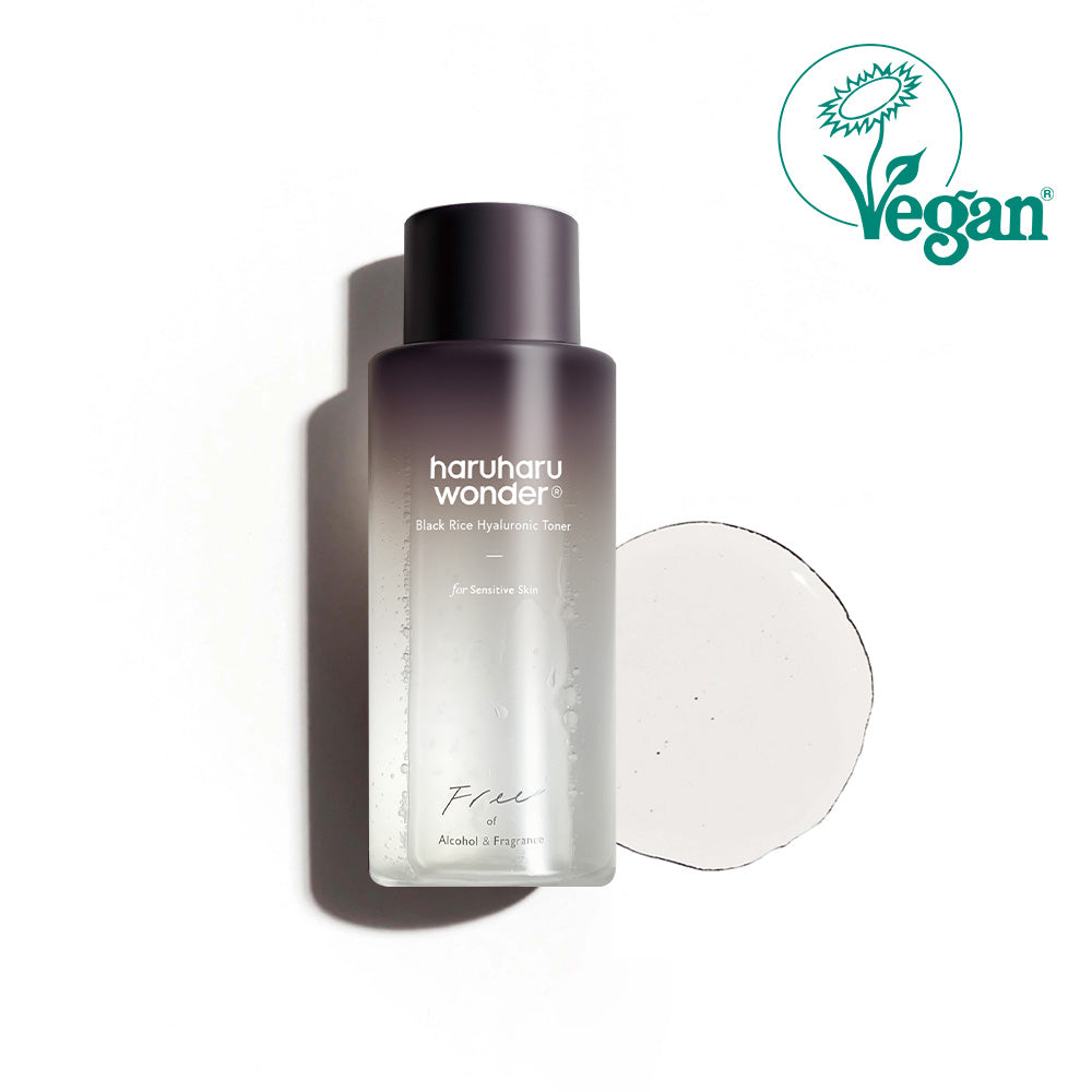 Tonique hydratant au riz noir  & acide hyaluronique spécial peaux sensibles 3 Tailles- haruharuwonder