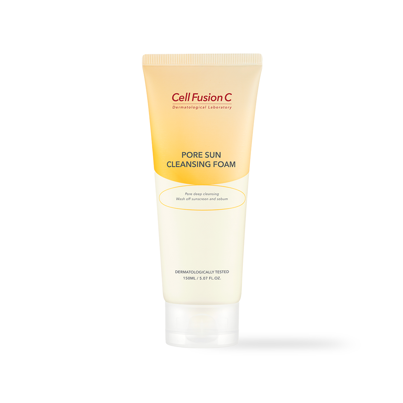 Mousse nettoyante solaire pour les pores 150 ml - CellfusionC