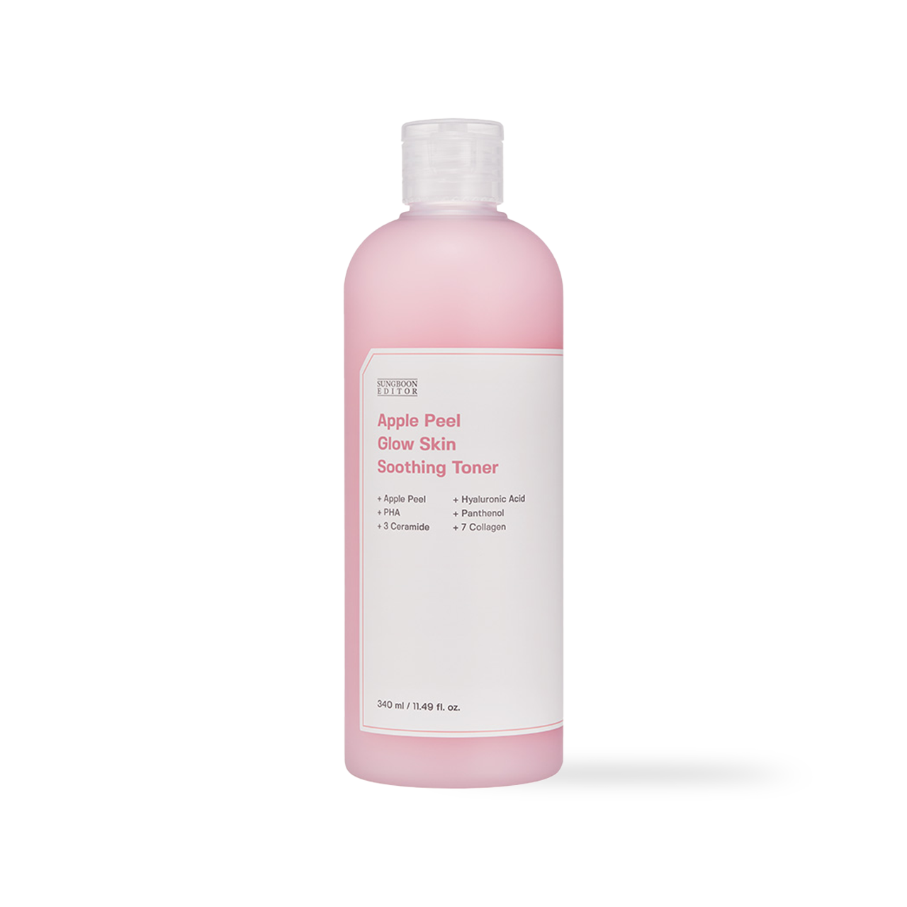 Toner Soin apaisant éclat à la pelure de pomme pour la peau 350ml - SUNGBOON EDITOR