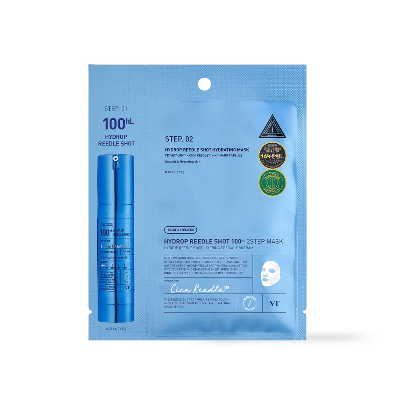 Hydratisierende 2-Schritte-Maske Reedle Shot – VT Cosmetics