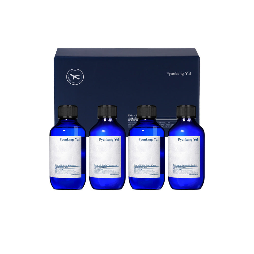 Kit de voyage cheveux et corps 100ml 4 pièces - PyunkangYul