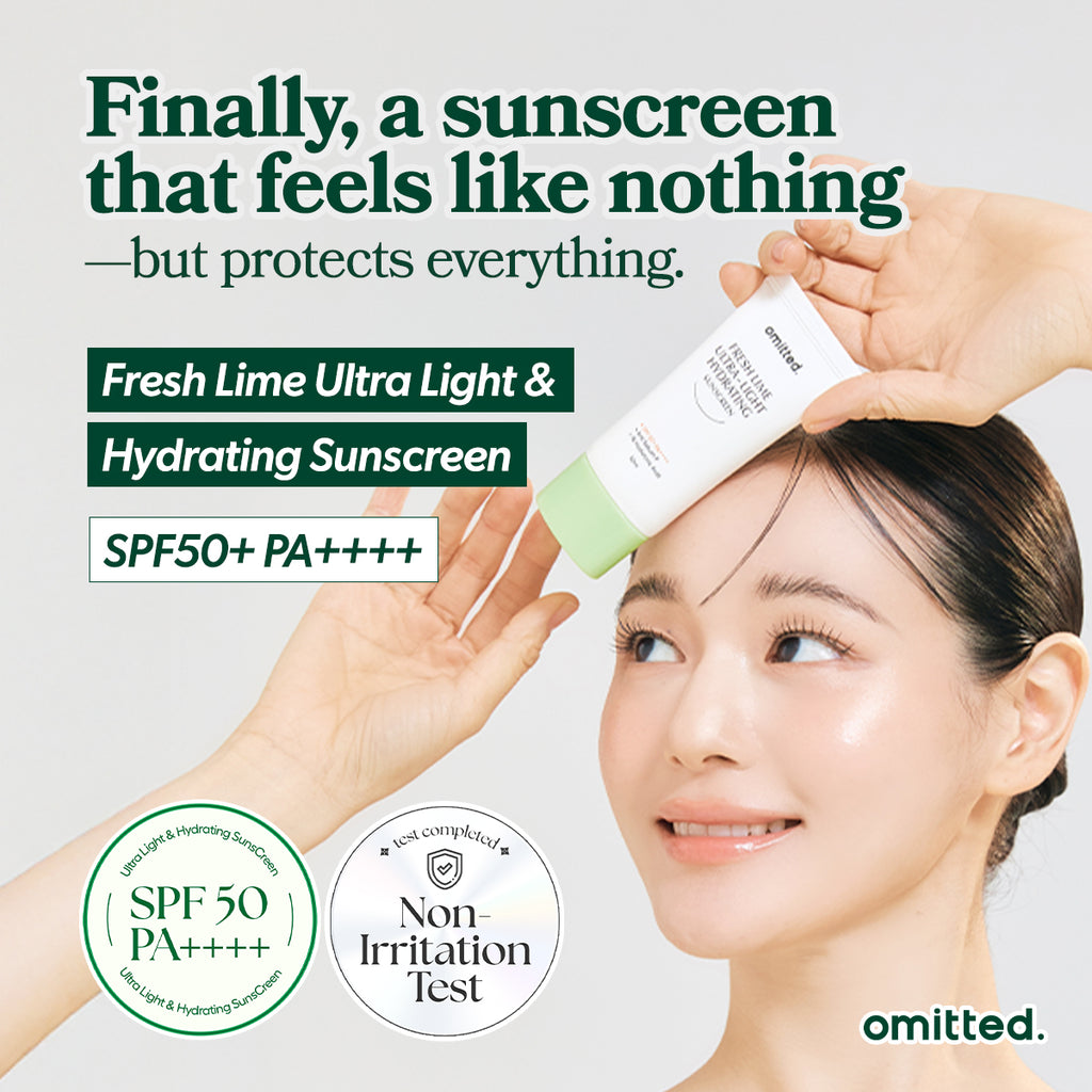 [Omitted] Crème solaire hydratante ultra-légère au citron vert frais 50 ml - Omitted
