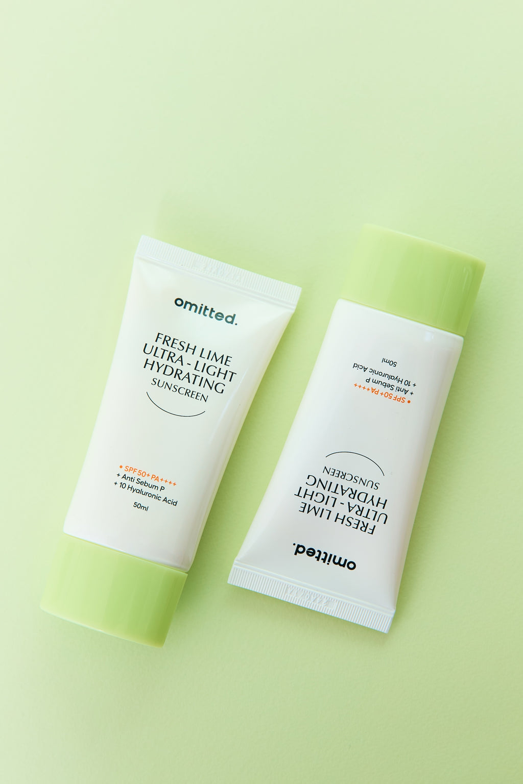 [Omitted] Crème solaire hydratante ultra-légère au citron vert frais 50 ml - Omitted