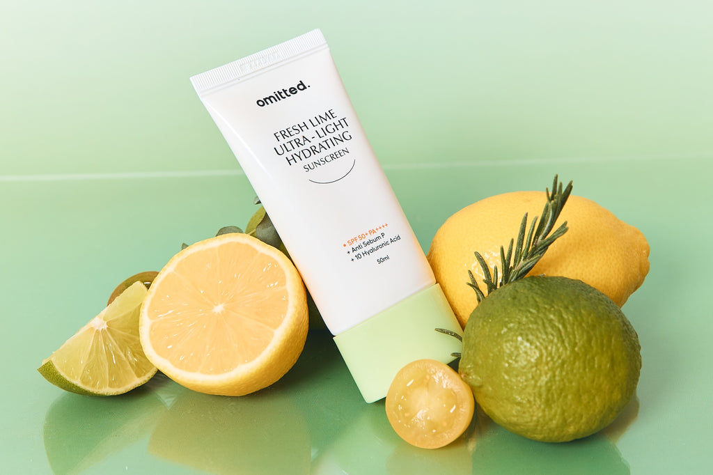 [Omitted] Crème solaire hydratante ultra-légère au citron vert frais 50 ml - Omitted